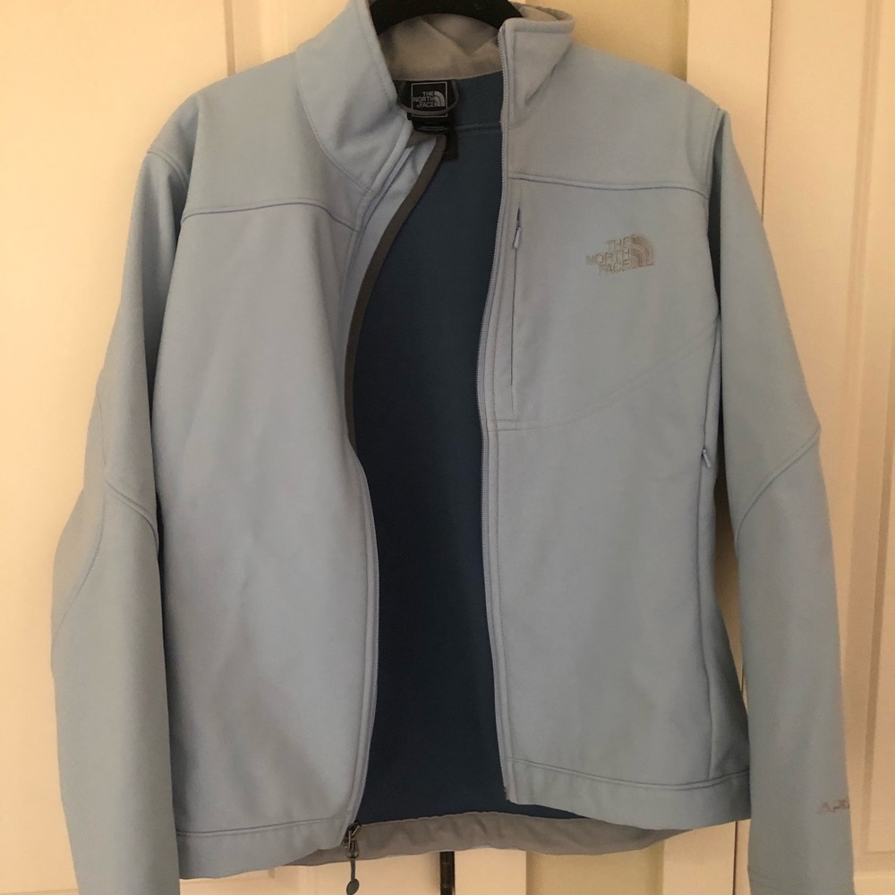 Light blue north face jacket